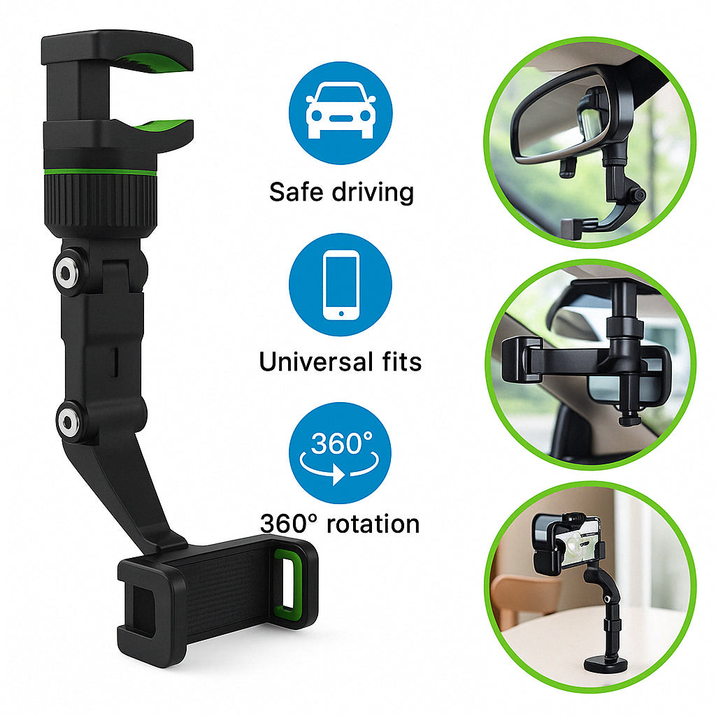 Base Para Poner Sujetar El Telefono En Carro Soporte Celular Movil GPS Coche