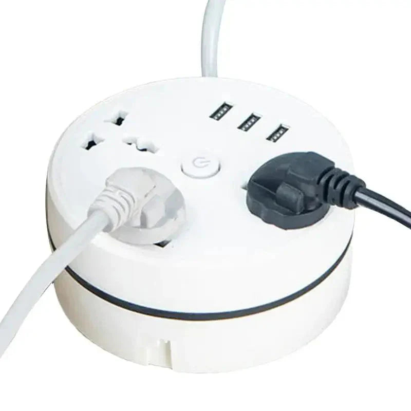 EU Plug AC Outlet Smart Home Power Strip ā Multipurpose Electrical Extension Cord with USB Ports & Fast Charging