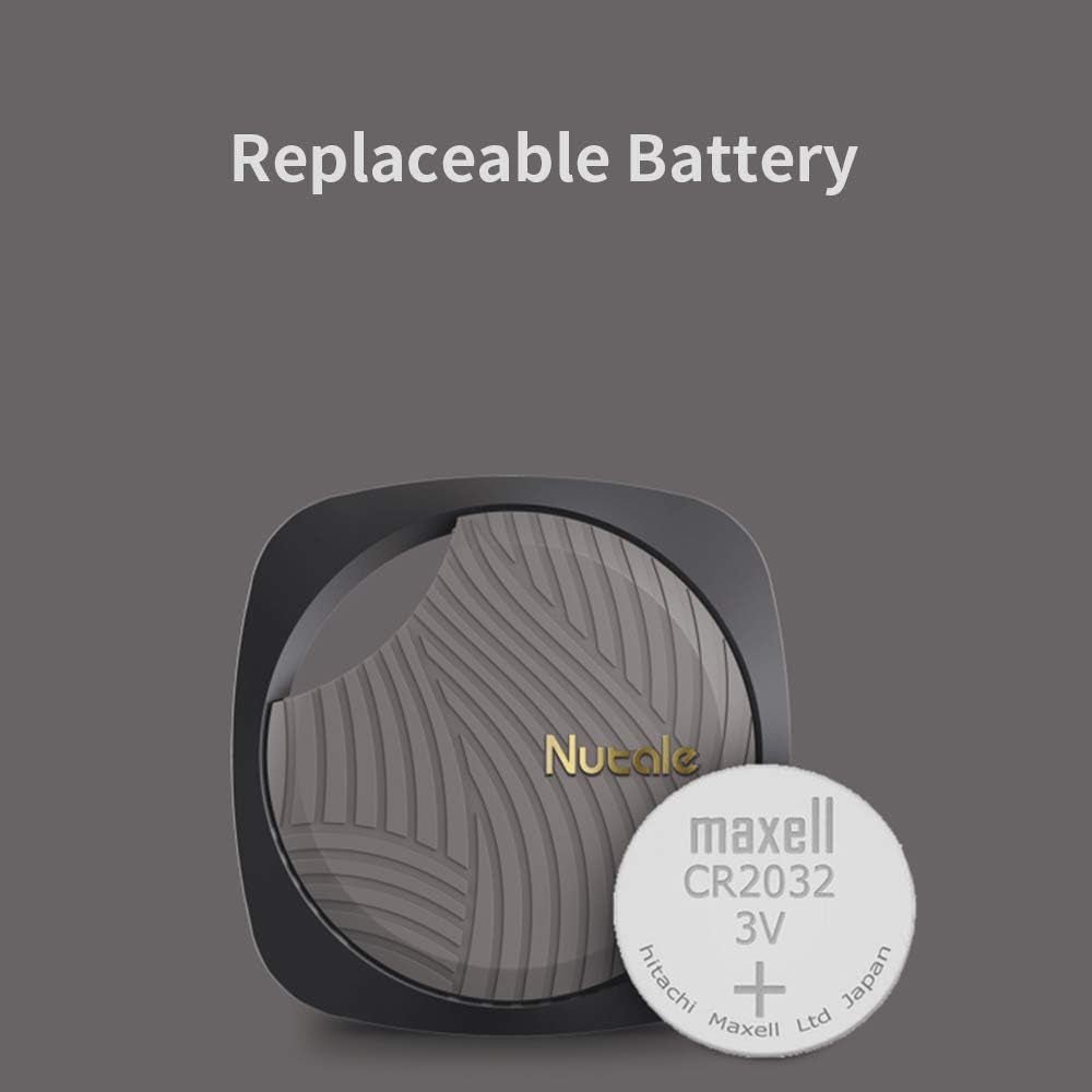 Focus Key Finder Smart Tracker Anti-Lost Alarm Item Locator Wireless for Key Phone Wallet Pet Bluetooth Tracking Device, Battery Can Be Replaced (Gold & Black, 2 Pack)