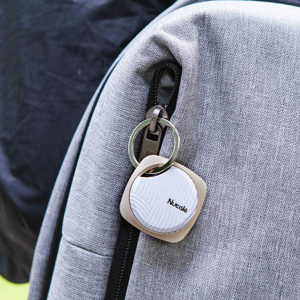 Focus Key Finder Smart Tracker Anti-Lost Alarm Item Locator Wireless for Key Phone Wallet Pet Bluetooth Tracking Device, Battery Can Be Replaced (Gold & Black, 2 Pack)