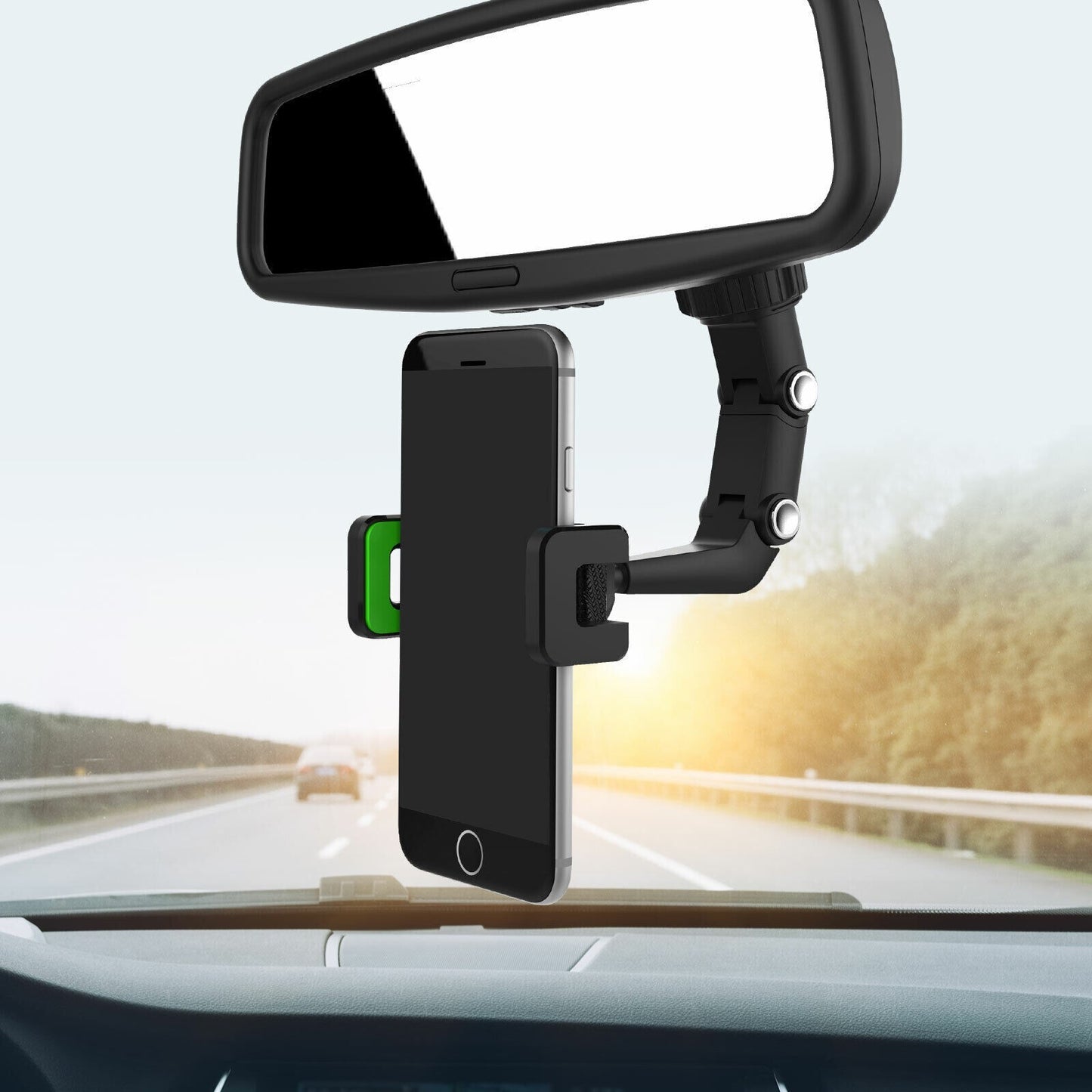 Base Para Poner Sujetar El Telefono En Carro Soporte Celular Movil GPS Coche