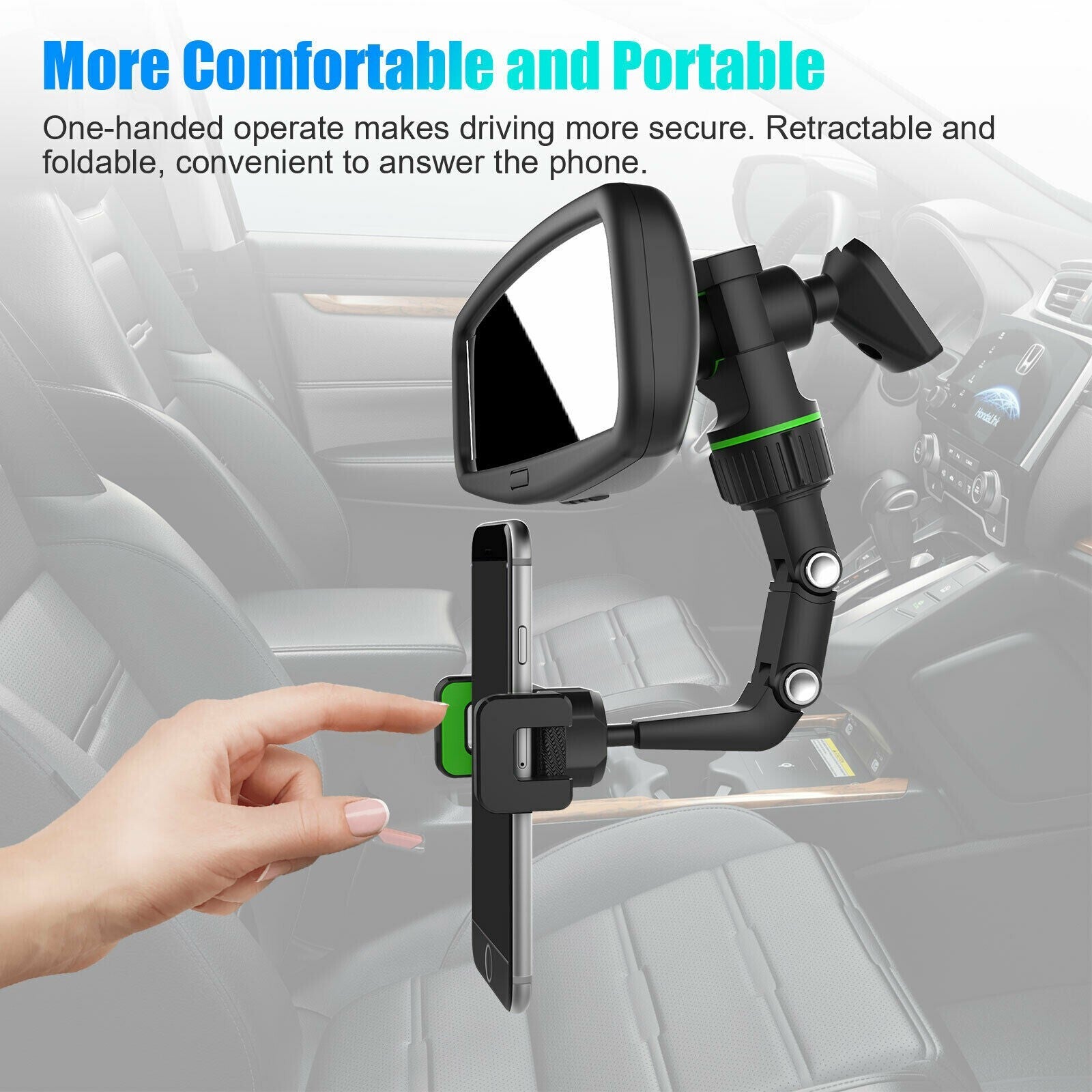 Base Para Poner Sujetar El Telefono En Carro Soporte Celular Movil GPS Coche