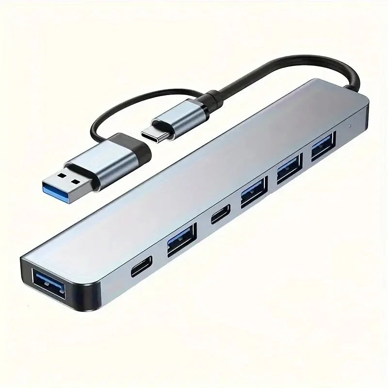USB Hub 3.0, USB Splitter with USB 3.0, 4 X USB 2.0 and 2 USB C Ports USB Distributor